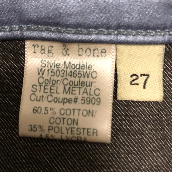 Rag & Bone Coated Denim Legging - Picture 4 of 5